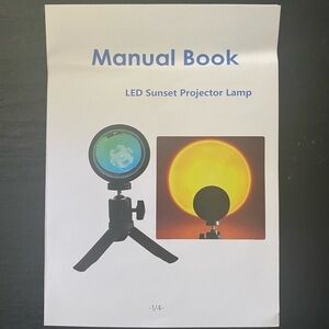 NWT-LED SUNSET PROJECTOR LAMP